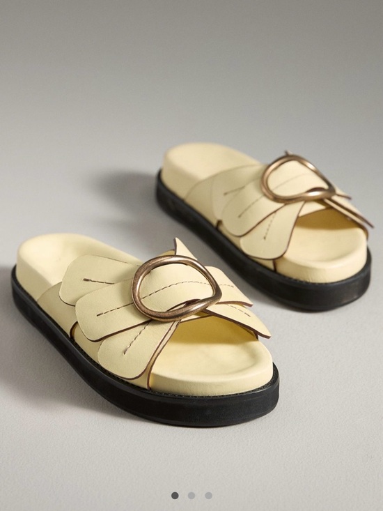 Farm Rio Daisy Slide Sandals, Nwt